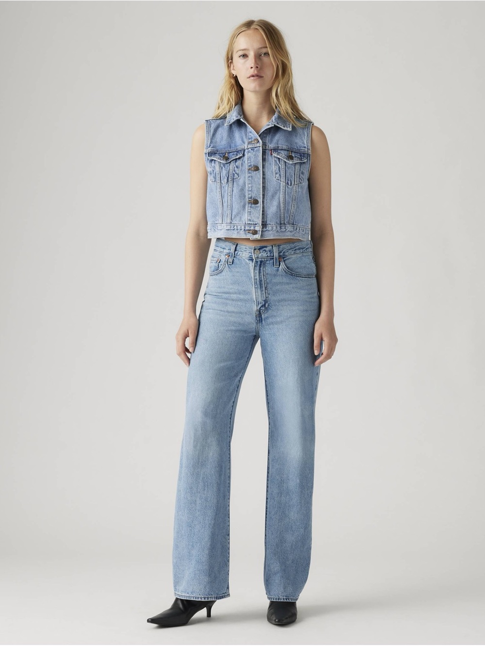 NWT Levi's Ribcage wide leg super high rise jeans